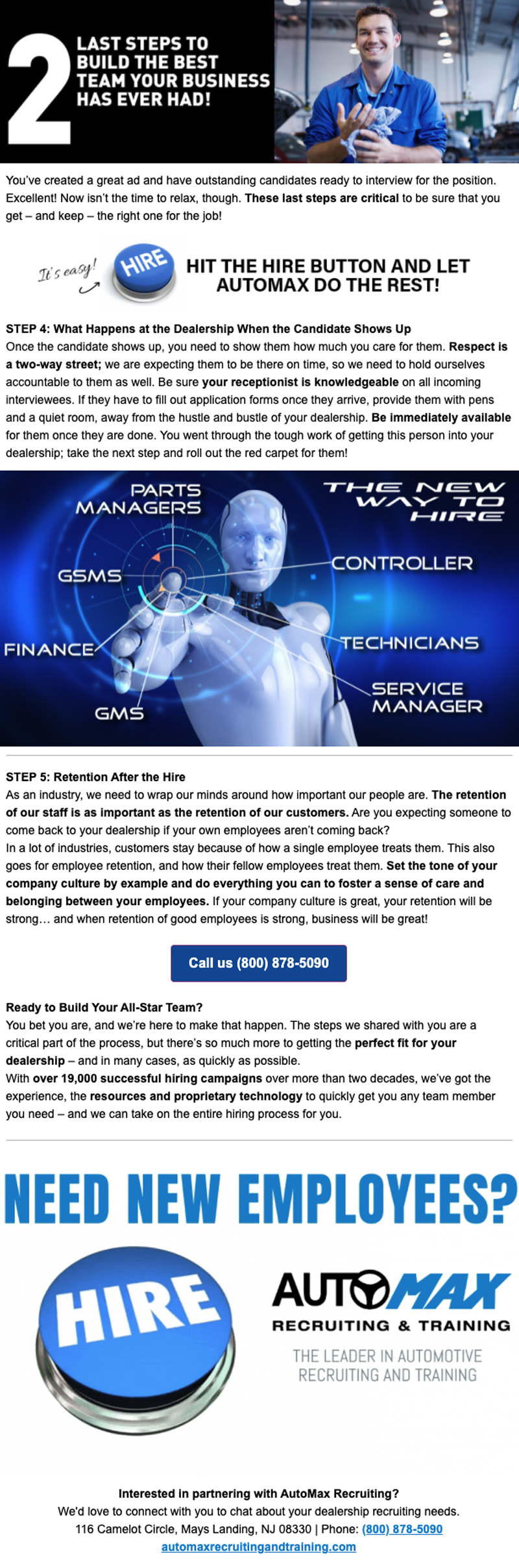 AutoMax 5 Steps Email Start