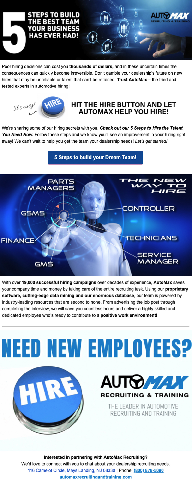AutoMax 5 Steps Email Start