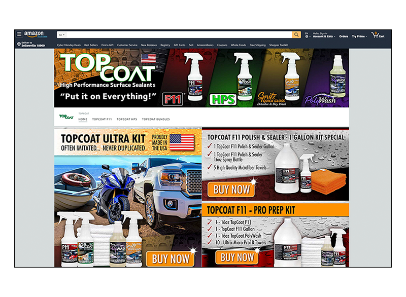 TopCoat Amazon Store