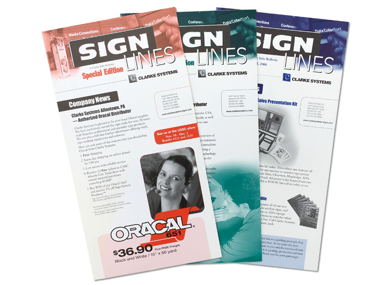 Clarke Sign Lines Mailer