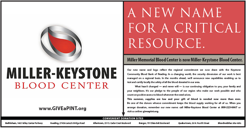 Miller Keystone Newspaper Ad