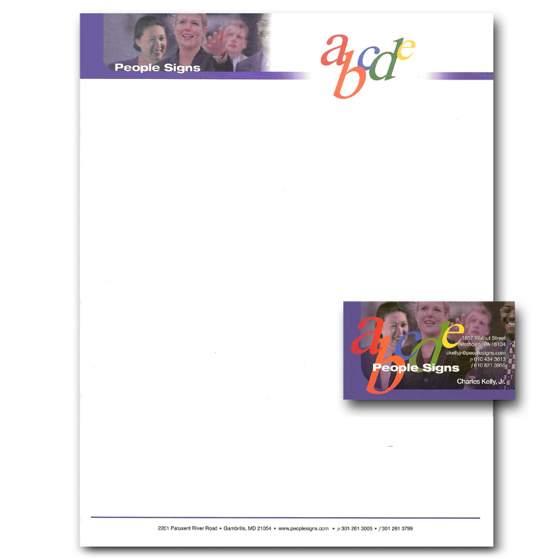 People Signs Corporate Identity System