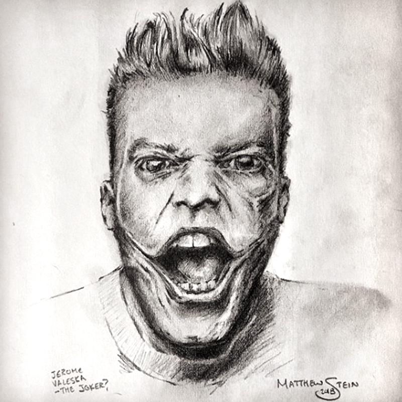 Jerome graphite pencil drawing