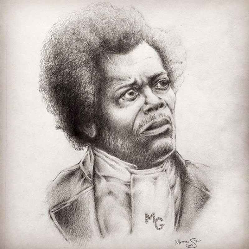 Mr. Glass graphite pencil drawing